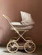 Konges Sløjd Poppenwagen/Doll Pram Vintage - Opvouwbaar - Louloudi