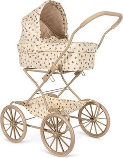 Konges Sløjd Poppenwagen/Doll Pram Vintage - Opvouwbaar - Peonia