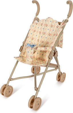 Konges Sløjd Poppenwagen/Doll Stroller/Buggy - Fleur Decor