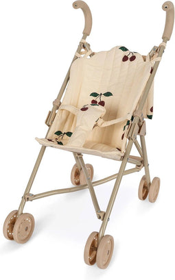 Konges Sløjd Poppenwagen/Doll Stroller/Buggy - Ma Grand Cerise Pink Glitter