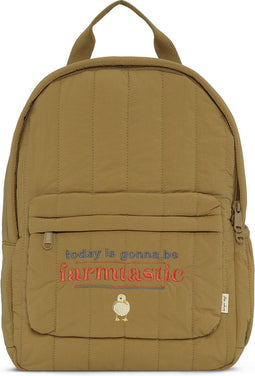 Konges Sløjd - Rugzak - Junior - Dull Gold - Schooltas