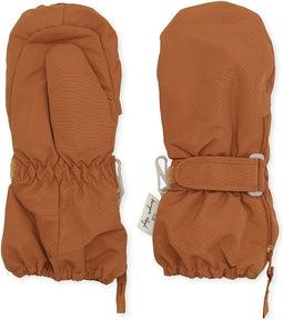 Konges Sløjd - Sneeuwwanten - Sneeuwhandschoenen - Leather brown - Maat 5-8 jaar