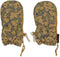 Konges Sløjd - Sneeuwwanten - Sneeuwhandschoenen - Winter Leaves Mustard - Maat 5-8 jaar