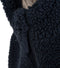 Konges Slojd Teddy nekwarmer met muts - 2 in 1 - Total eclipse - Maat 2-4 jaar