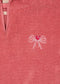 Konges Sløjd Terry Poncho met kap - Junior - 110-128cm/5-8j - Flamingo Plume