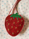 Konges Sløjd Tut Strawberry Schoudertasje met glitter - Barbados Cherry
