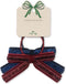 Konges Sløjd Velvet Bow Elastieken - Set van 2 stuks - Red/Navy