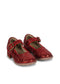 Konges Sløjd Verkleedkledij Glitter Feetje - Cape en schoentjes - Ma Grand Cerise 27/28