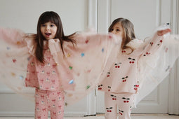 Konges Sløjd Verkleedkledij Glitter Feetje - Cape en schoentjes - Multi Star - Maat 23/24