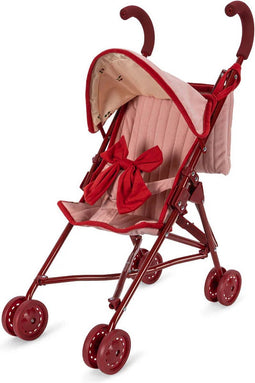 Konges Sløjd Zoë Lulu Poppenwagen/Doll Stroller/Buggy - Strawberry Ice