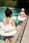 Konges Sløjd Zwemring Swan Ø50xH11cm - Cream Off White