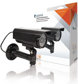 KONIG - Bullet Dummy Camera IP44 Zwart