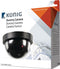 KONIG - Dome Dummy binnen camera - Zwart