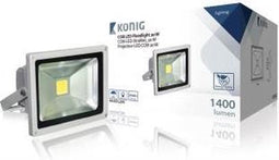 König KNLEDFL20W COB LED Bouwlamp 20W 1400Lumen