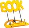 König & Meyer 12440 UNI-BOY BOOK Kunststuk 12440-012-61 geel - Muziekstandaard