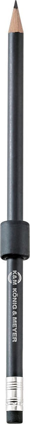König & Meyer 16099 Holding magnet with pencil - black - Pennen, gum en puntenslijpers