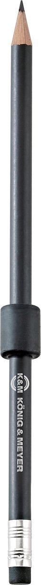 König & Meyer 16099 Holding magnet with pencil - black - Pennen, gum en puntenslijpers