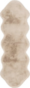 Konijn Dubbel Schapenvacht 300 Crème Vloerkleed 60cm x 180cm | Kinderkamer | Babykamer | Tapijt | Hoogpolig | Zacht