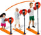 Koningsport Vrijstaande Boksbal - 81-122cm Hoog - Incl. Handschoenen - Rood