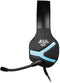 Konix Nemesis Headset Over Ear headset Gamen Kabel Stereo Zwart-blauw