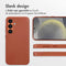 Accezz Samsung Galaxy S24 - Back Cover - Geschikt voor MagSafe - Bruin