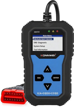 Konnwei KW350 OBDII Auto Diagnostiek Detector Scanner VW/Audi/Skoda/Seat