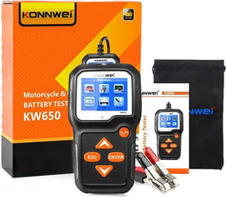 Konnwei KW650 - Motorfiets & Auto Accutester 6 - 16 Volt