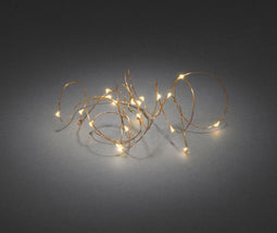 Konstsmide 1460-860 Lichtketting met batterijen Binnen werkt op batterijen Aantal lampen 20 LED Amber