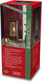 Konstsmide 2888 - Kerstdecoratie - 1 lamps LED sneeuwlantaarn met kerstman - 11x27 cm - op batterij - voor binnen - warmwit