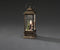 Konstsmide 2888 - Kerstdecoratie - 1 lamps LED sneeuwlantaarn met kerstman - 11x27 cm - op batterij - voor binnen - warmwit