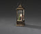 Konstsmide 2888 - Kerstdecoratie - 1 lamps LED sneeuwlantaarn met kerstman - 11x27 cm - op batterij - voor binnen - warmwit