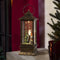Konstsmide 2888 - Kerstdecoratie - 1 lamps LED sneeuwlantaarn met kerstman - 11x27 cm - op batterij - voor binnen - warmwit