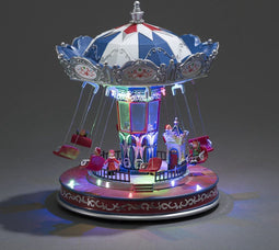 Konstsmide 3443-000 LED-decor Caroussel RGBW LED Bont Stroomvoorziening kiesbaar, Animatie, Kerstliedjes, Schakelaar