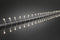 Konstsmide 3691 - Snoerverlichting - 80 lamps cherry LED - 632 cm - transparante kabel - 24V - voor buiten - warmwit