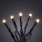 Konstsmide 3811-800 Micro-lichtketting Buiten Energielabel: G (A - G) werkt op het lichtnet Aantal lampen 80 LED Amber Verlichte lengte: 12.64 m