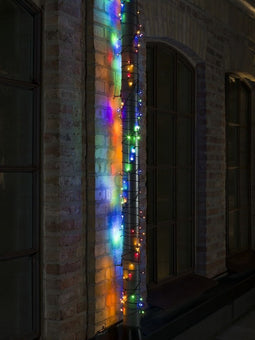 Konstsmide 3813-500 Micro-lichtketting Buiten werkt op het lichtnet Aantal lampen 200 LED RGB Verlichte lengte: 31.84 m