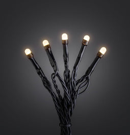 Konstsmide 3813-800 Micro-lichtketting Buiten Energielabel: E (A - G) werkt op het lichtnet Aantal lampen 200 LED Amber Verlichte lengte: 31.84 m