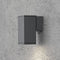 Konstsmide 7908 - Wandlamp - Monza wandspot neerw square 13.5cm 230V GU10 - antraciet