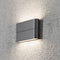 Konstsmide Chieri Spotlamp Buiten L - 2-lichts LED - 3000K - IP54 - Antraciet