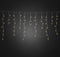 Konstsmide Curtain light (freezing rain) Outside 24 V 200 LED (monochrome) Amber