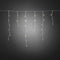 Konstsmide - LED icicle 3m op batt timer 80x - warmwit