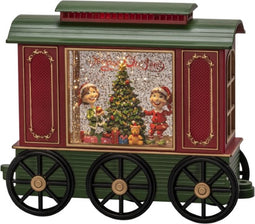 Konstsmide - LED kerstlantaarn treinwagon met kinderen