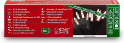 Konstsmide LED Lichtsnoer - Warm Wit - 2,85 meter - 20 LED's - IP20 - Groen