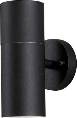Konstsmide Modena - Wandspot twin XL 20cm - 230V - GU10 - matzwart