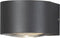 KonstSmide Strakke downlighter Gela antraciet - Buiten wandlamp - 6watt