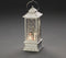 Konstsmide Sweden ® 4365-200 - Kerstdecoratie - LED verlichte watergevulde lantaarn met sneeuwpoppen en sneeuweffect - 10.5x27.5cm - op batterij - 5u timer of permanent - voor binnen - warmwit
