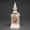 Konstsmide Sweden ® 4366-200 - Kerstdecoratie- Premium Quality LED verlichte watergevulde kerk - kapel met sneeuweffect - 11.5x33cm - op batterij - 5u timer of permanent aan - voor binnen - warmwit