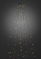 Konstsmide Sweden ® 6520-870 -Snoerverlichting - App gestuurde kerstboom lichtmantel 240 lamps - 2,4m - met 8x30 extra warmwitte LED - zwarte kabel - energiezuinig en duurzaam - 24V - dimmer - knipperfuncties - timer - voor binnen en buiten