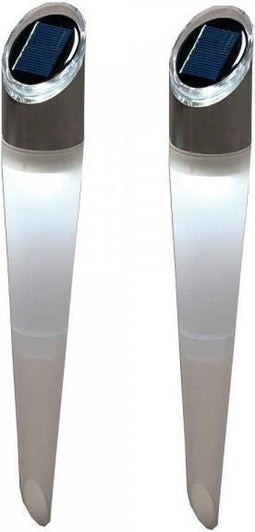 Konstsmide Tuinlampen Assisi Solar 35 Cm 3lm 3000k Wit 2 Stuks