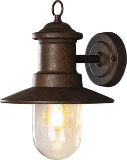 Konstsmide Wandlamp Napoli 60w 230v 31 Cm Aluminium Bruin